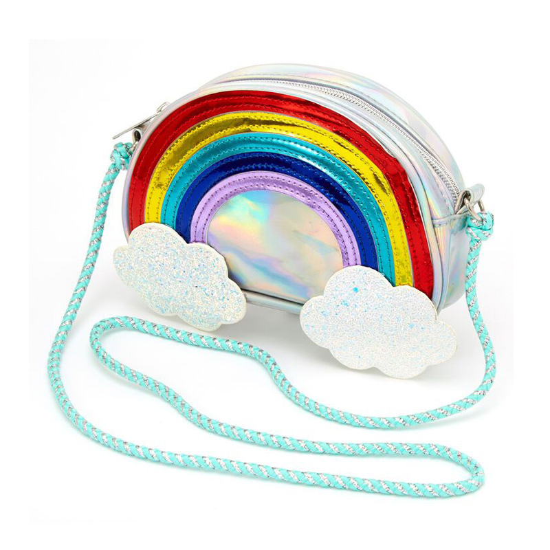 Bolso bandolera Glitter Shaker Cloud Rainbow